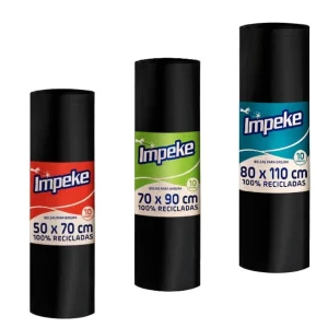Bolsas de basura en rollo 10 Un. Impeke